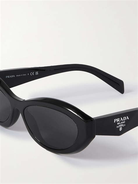 prada black oval sunglasses|prada sunglasses outlet online store.